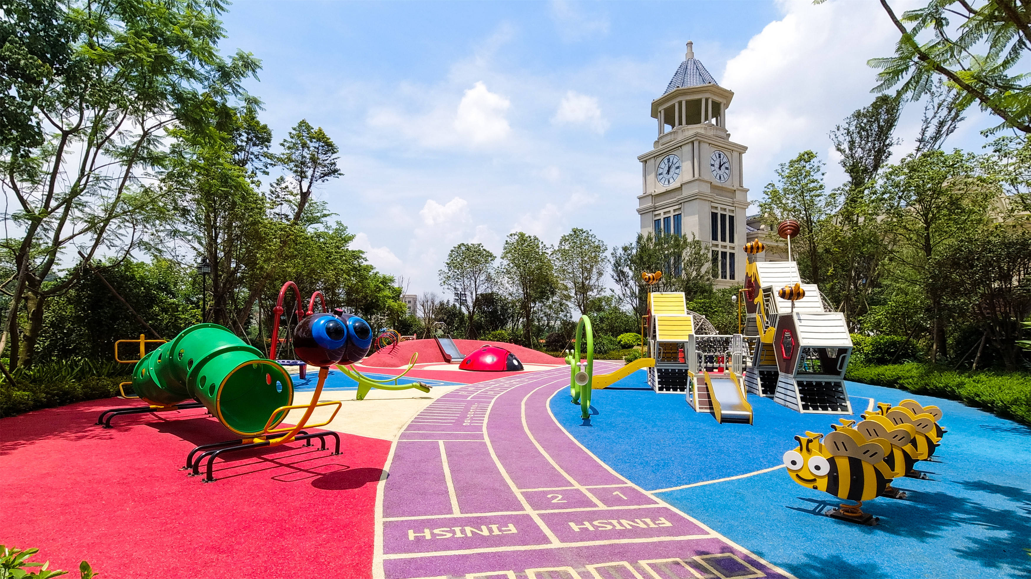 儿童游乐场如何巧用设计实现与社区环境的融合?