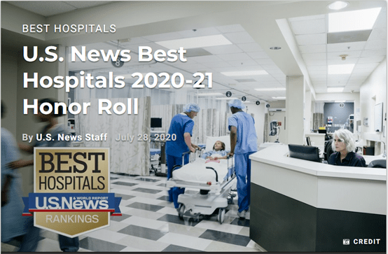 usnews医院排名2020_2020中国,美国,日本肿瘤医院最新版排名出炉