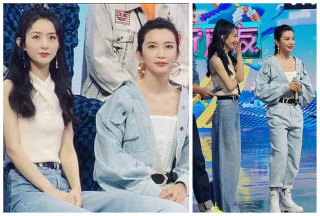 李冰冰|李冰冰状态太好，和赵丽颖撞风格又飒又美，看不出15岁年龄差