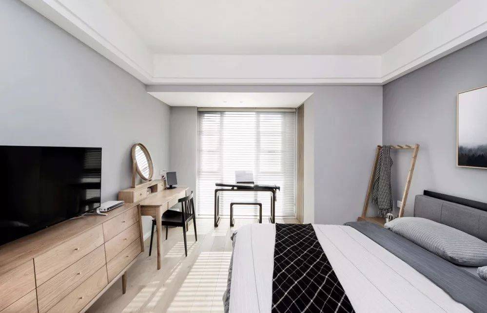
室内软装设计师：卧室床头配景墙面效果图 灰色墙漆简约时尚！|开云网址