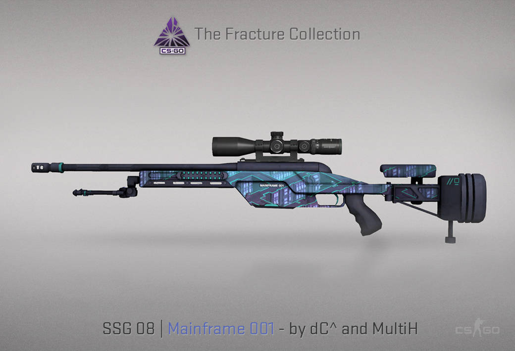 csgo新武器箱fracture登场含17款枪械皮肤及4种刀的首批皮肤