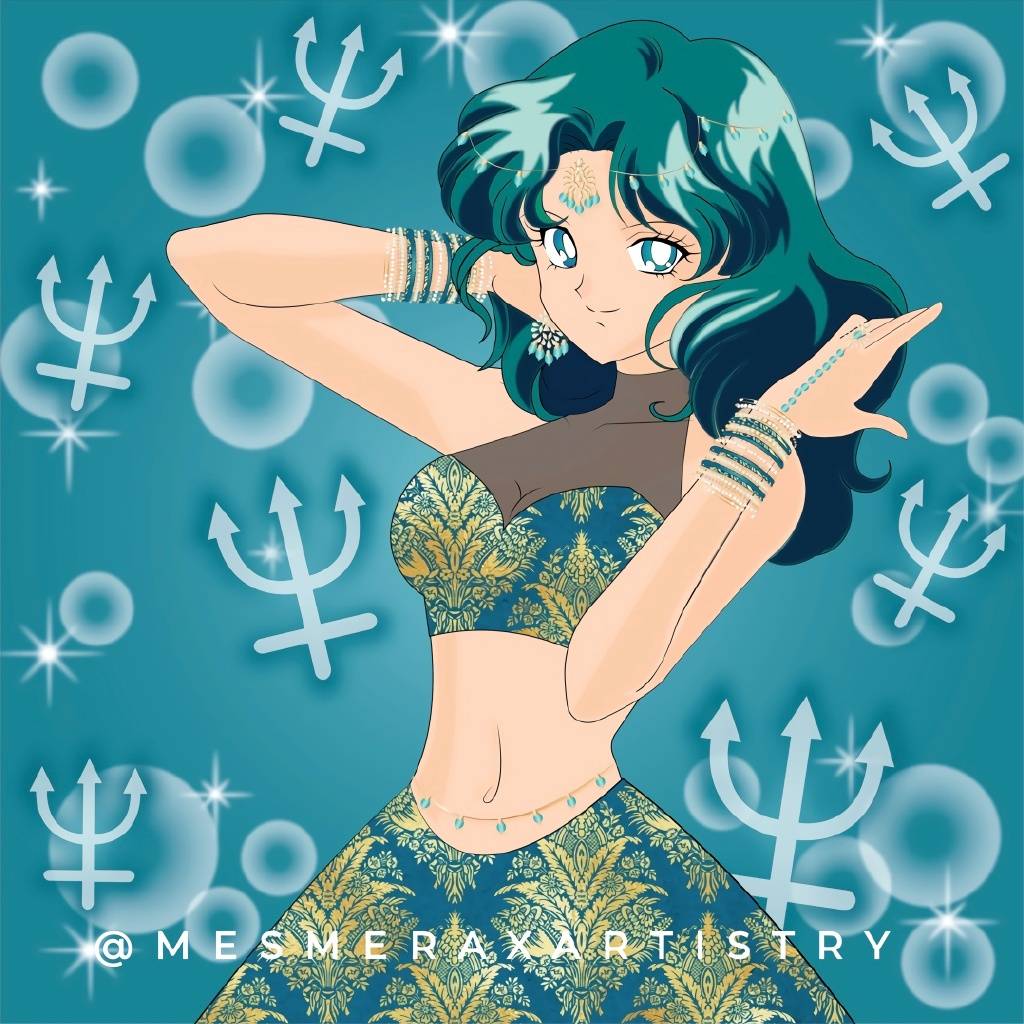 水手服|《美少女战士》丢掉水手服，“印度裙”轻松驾驭，谁说像穿窗帘？