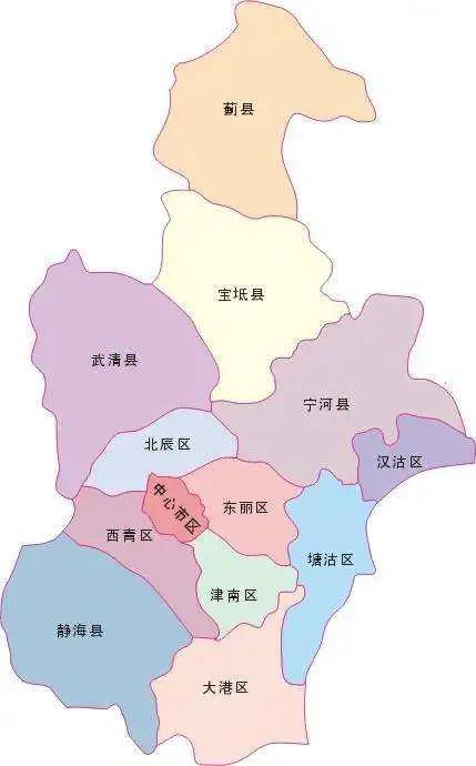 天津的8个区进行了行政区划,说白了就是,有人一觉醒来,从南开人变西青