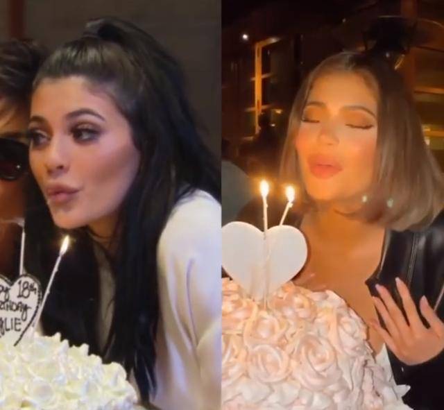 头发|太别致了！凯莉·詹娜换上BOB发型提前庆生，穿黑夹克霸气十足