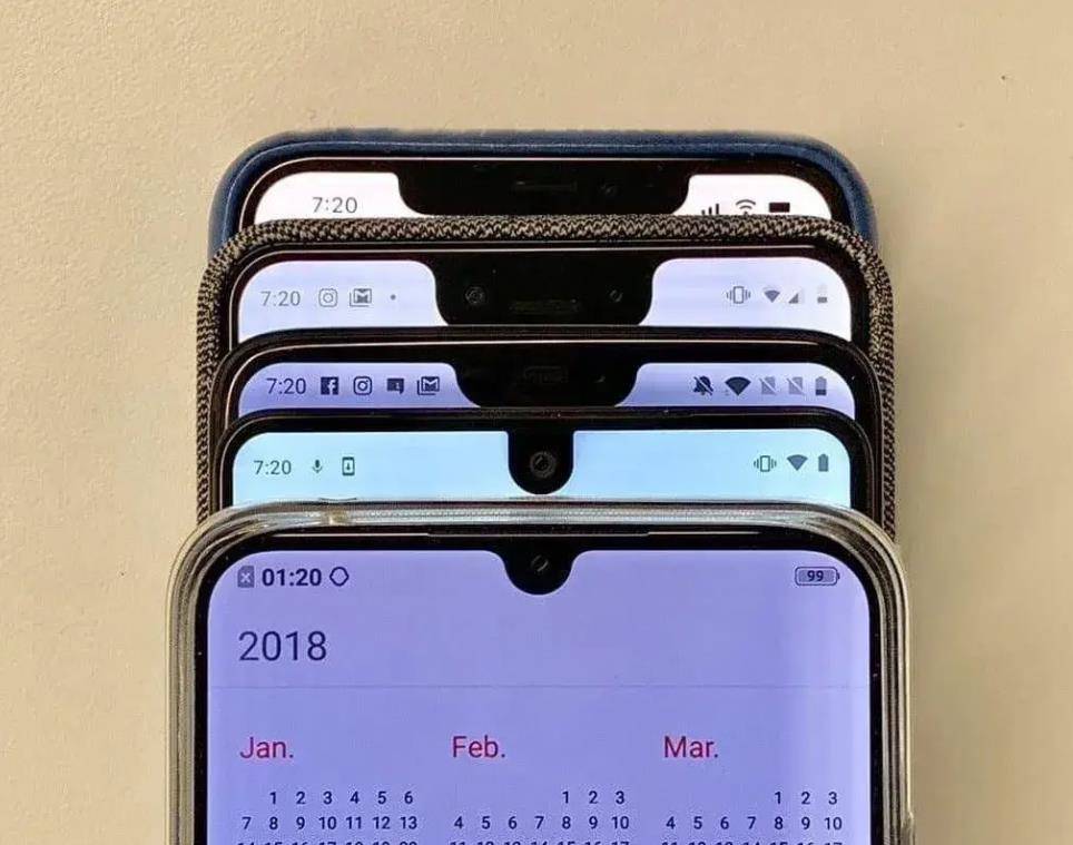 原创"从刘海屏到水滴屏你觉得哪种看着最顺眼?"求网友们的心里话哈!