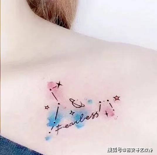 吉安纹身图案锁骨位置推荐(二)