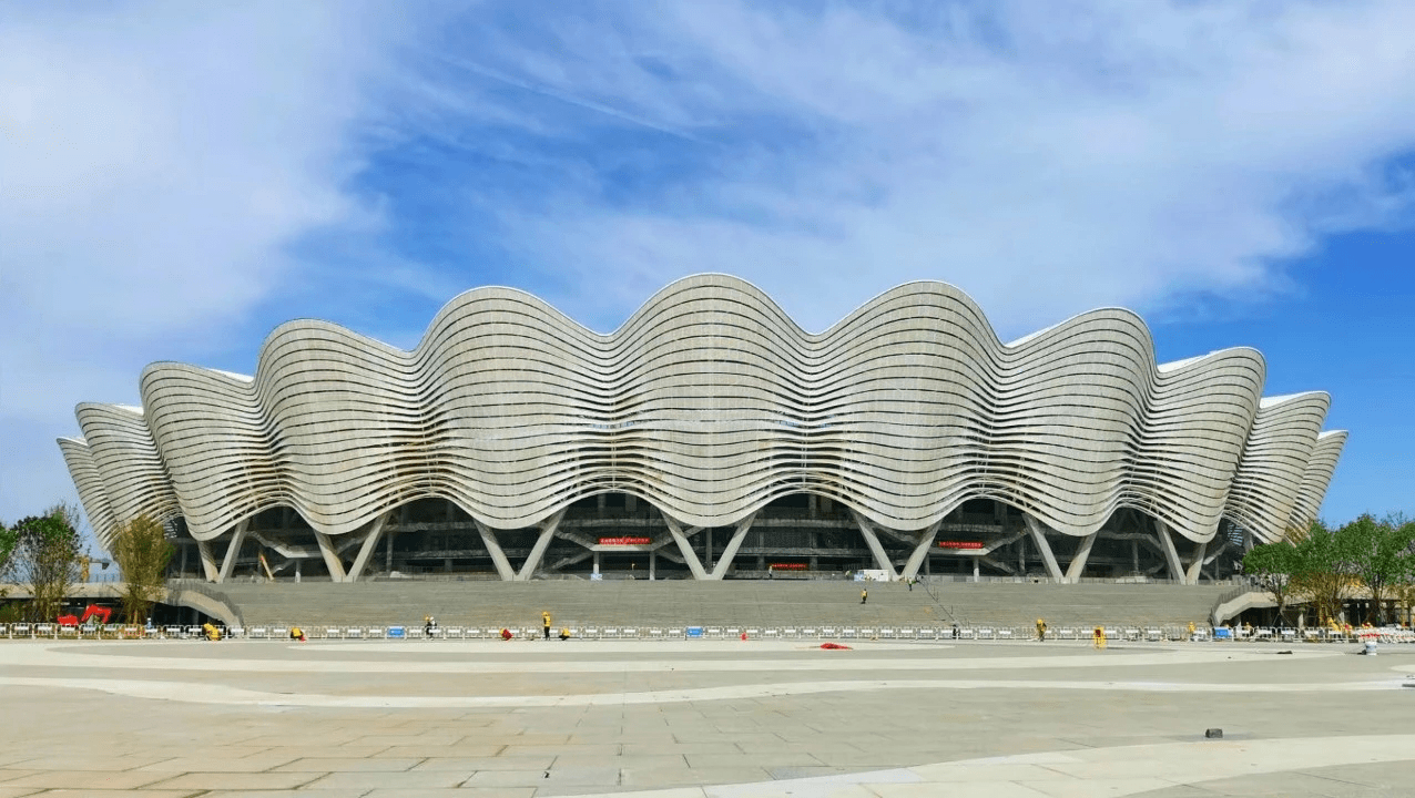 十四运媒体采风团实地探访全运场馆,多角度呈现"体育建筑"之美