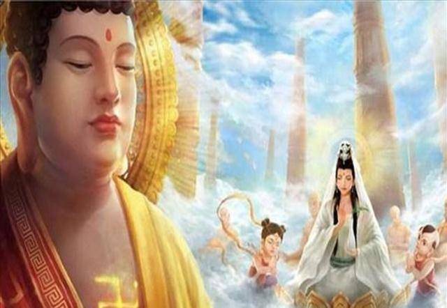 梦境中的神圣与幽暗，梦见佛祖与观音菩萨同时出现，周围一片漆黑