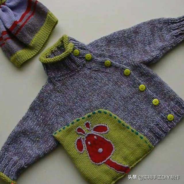 都有|「针织作品」50款时尚漂亮的儿童开衫和套头衫，男娃和女娃的都有