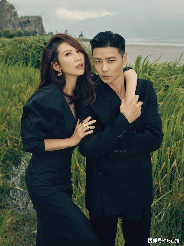 蔡少芬|蔡少芬张晋湿地大片曝光，情侣配色穿搭恩爱加倍，网友：被秀一脸