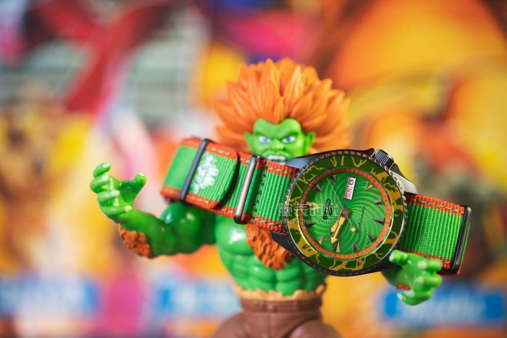 灵感|精工5号x 街霸5 联名款腕表,咋样?