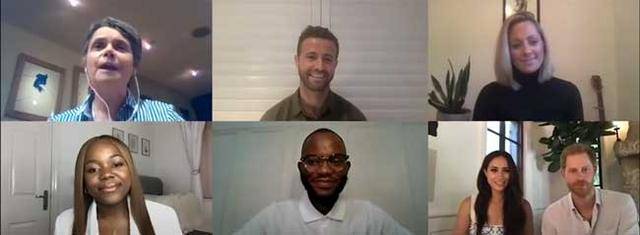 豪宅|梅根如愿以偿,坐在大豪宅开视频会议,浓浓的烟熏妆很抢镜