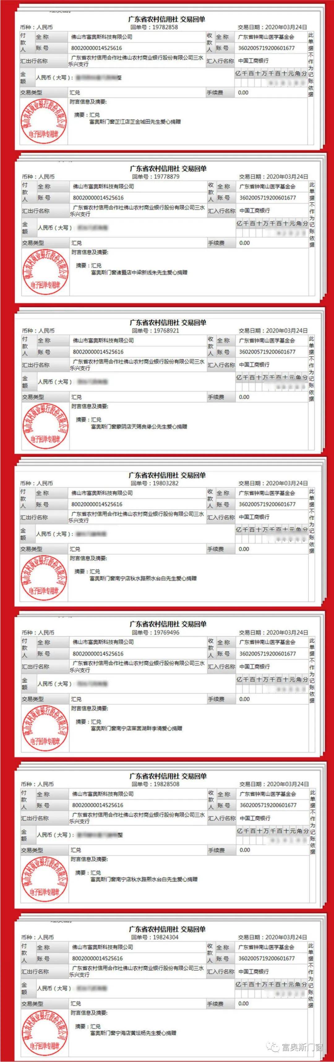 ................................（ 此为部分汇款回单，因数量太多，页