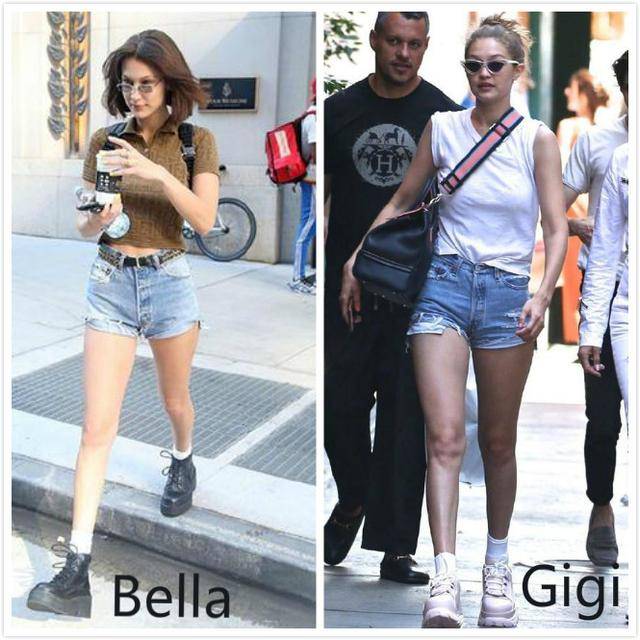 垫肩|超模姐妹垫肩造型齐翻车,拉宽身材还显老,网友:超模审美太难懂