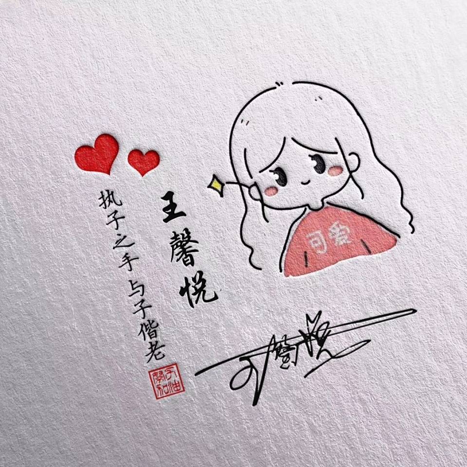 是时候换换微信头像了简约高端照片艺术签名头像你留名我设计