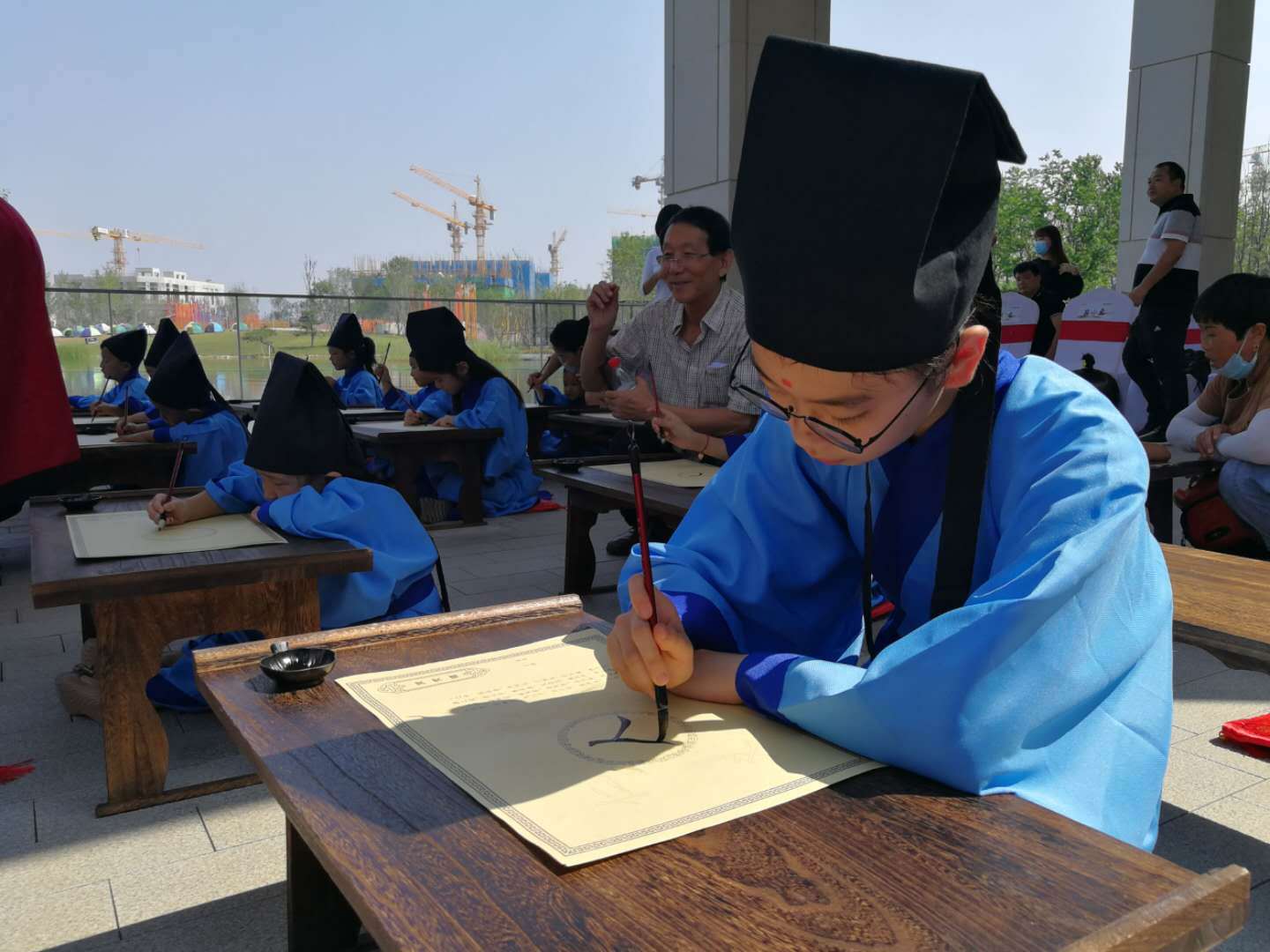 2020年张载千年祭暨陕西省第三届中小学生书法大赛渭南分赛区启动