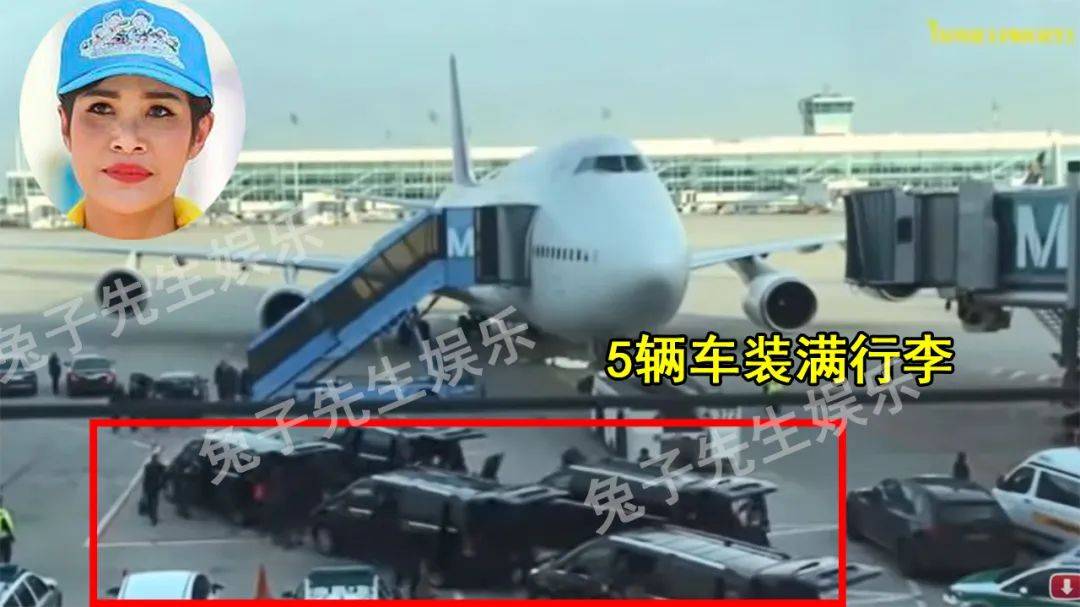 德国|诗妮娜回德国派头不小，8辆奔驰车护送，几十名帅气保镖下跪行李