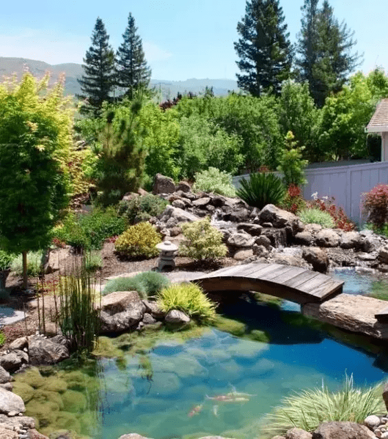 花园庭院水池设计花园庭院水池设计需要注意的是,无论是设计池塘