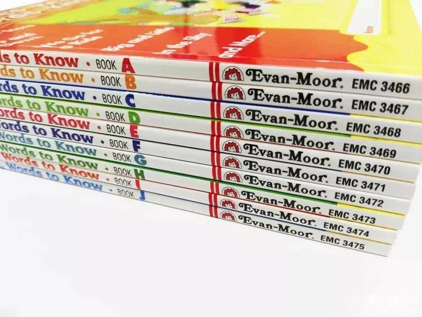 文章|美国加州小学点读版练习册：Evan-Moor Stories to Read Words to Know10本
