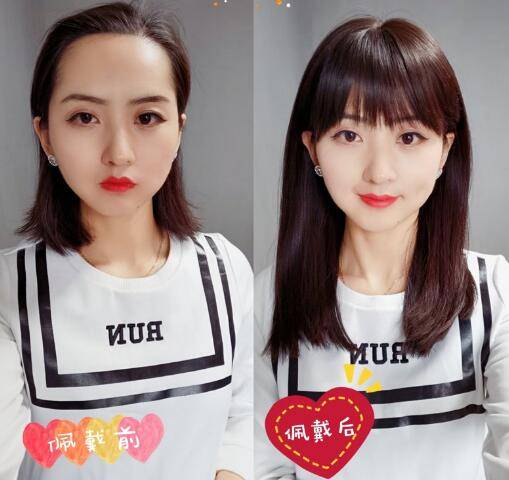 假发怎么戴在头上的