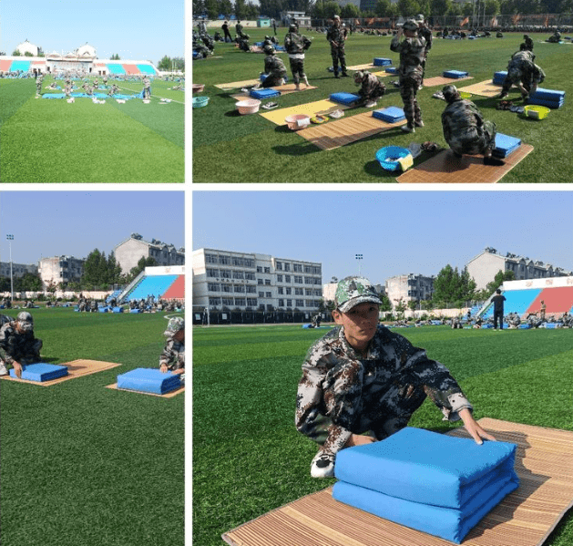 高一|菏泽市定陶区高中校园2020级高一新生“军训课”活动剪影