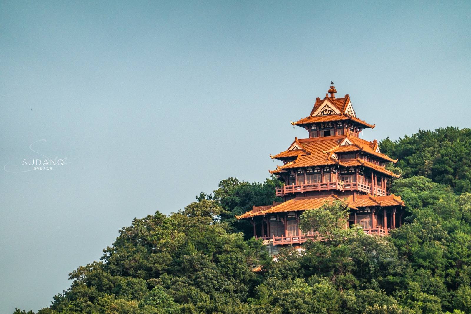 天台|武汉楚天台：仿古代章华台而建，可媲美江南三大名楼