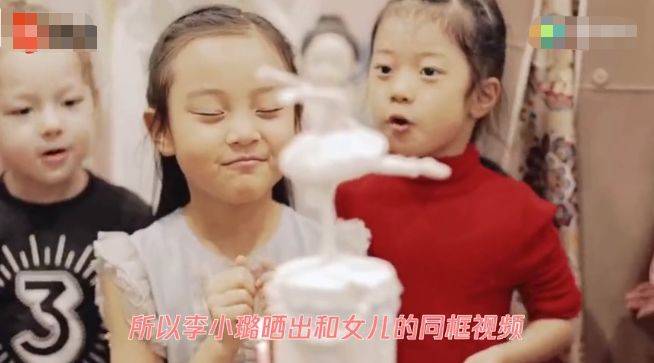 李小璐晒甜馨“张飞妆”,简直就是翻版贾乃亮