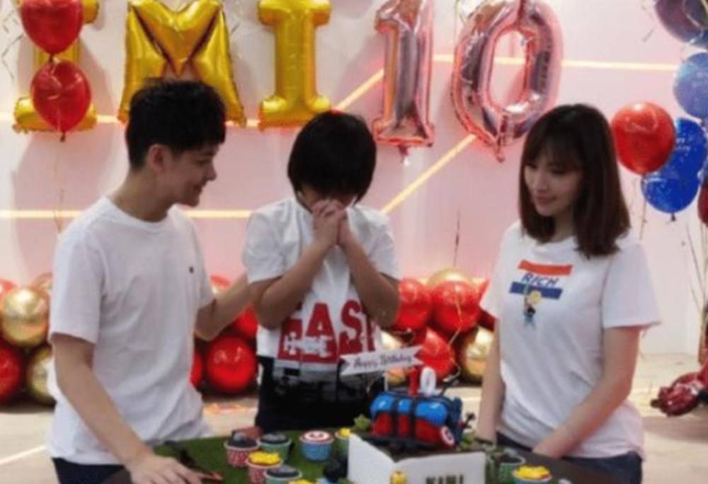 爸爸|11岁身高直逼爸爸肩膀，妥妥小正太林志颖大儿子“脱缰式”长大