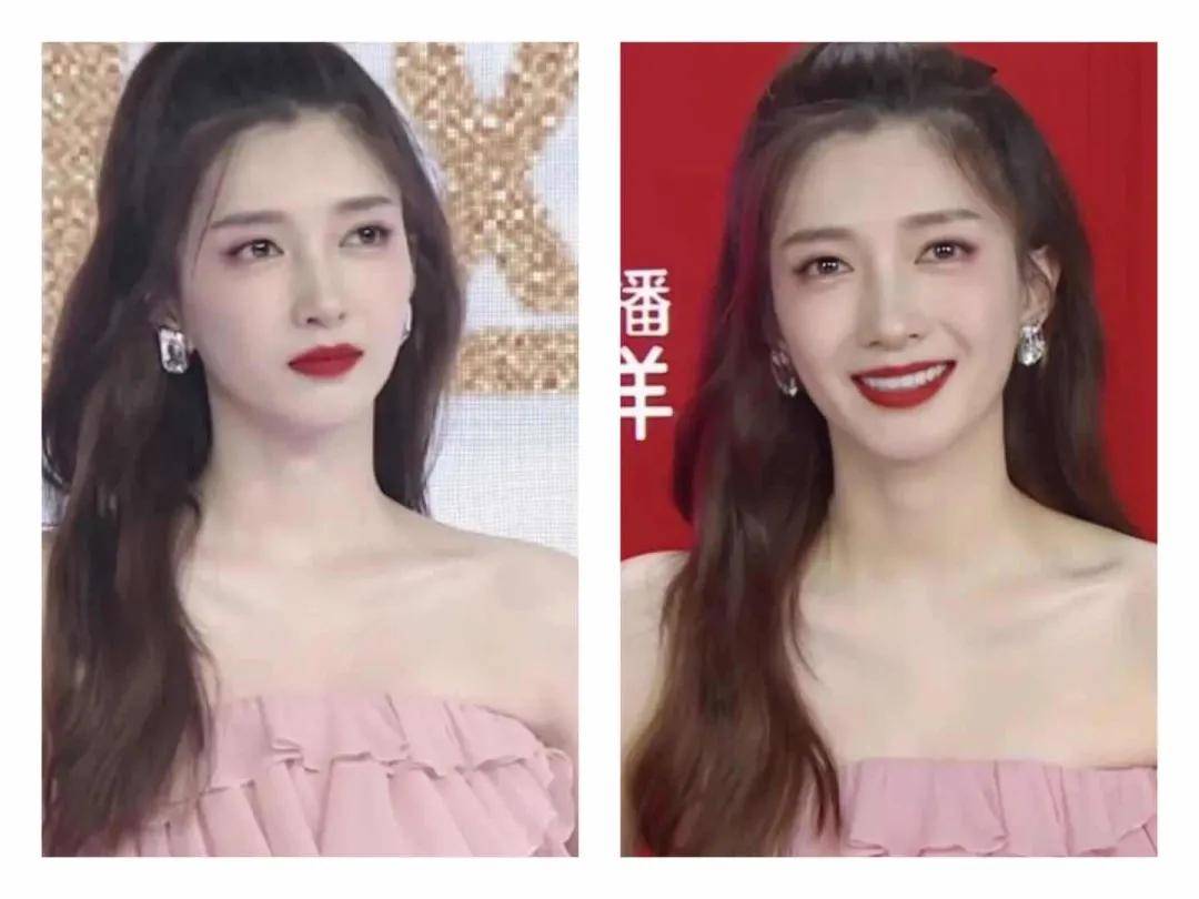 中庭|捏了张和鞠婧祎一模一样的脸，可淡妆为啥这么吓人….