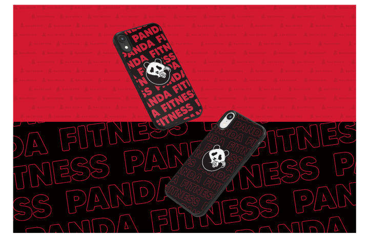 Logo|健身房Logo设计——熊猫健身