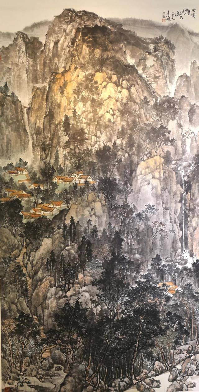 李然 《绿水青山就是金山银山》97x180cm