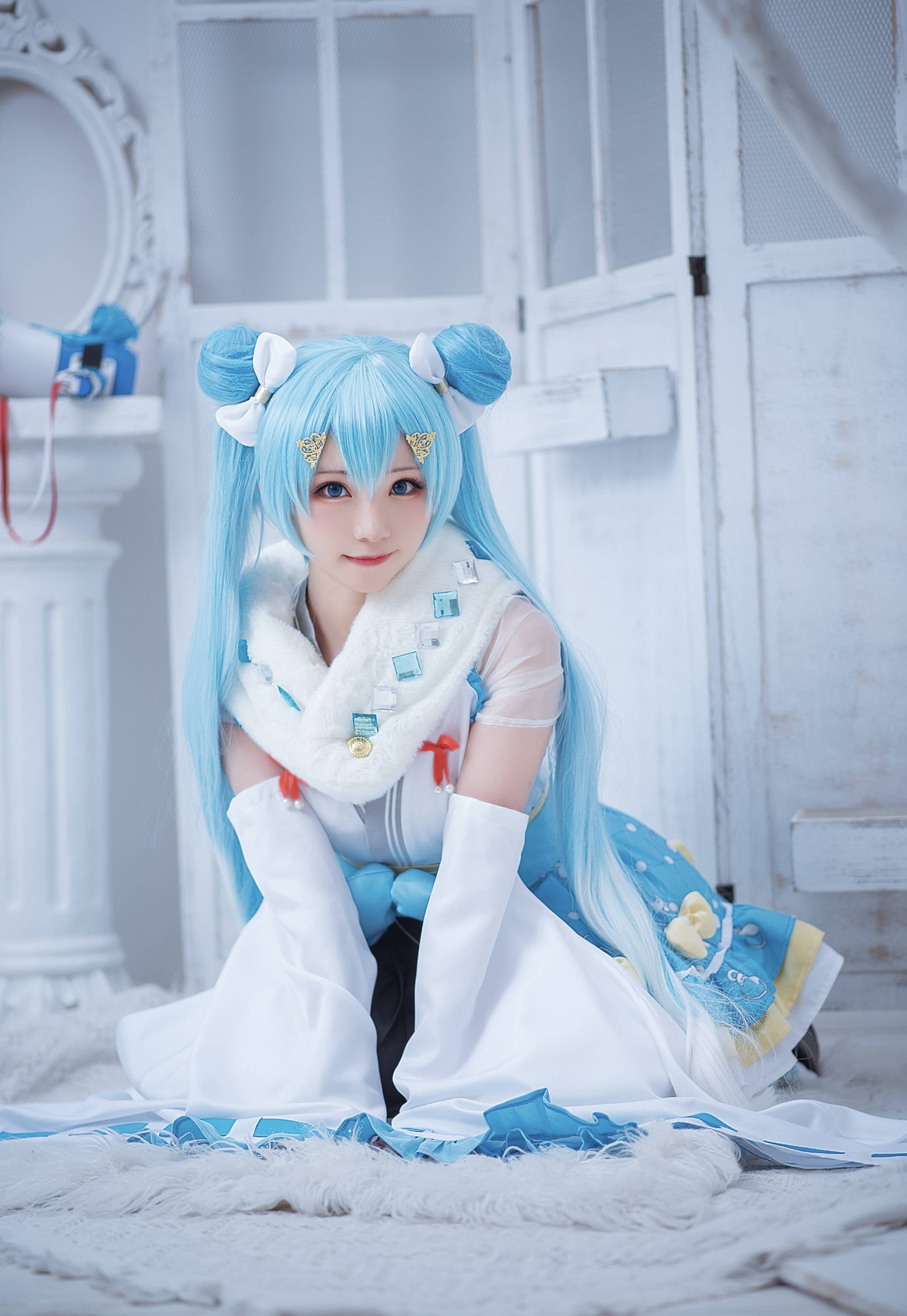 cosplay:雪初音@kitaro_绮太郎_手机搜狐网