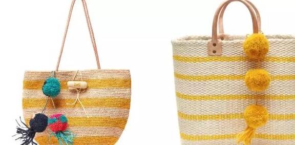 度假|别买PVC透明包了，今年流行“草编包”！