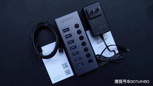 接入|ORICO晶锐系列7口USB3.0集线器体验：独立控制传输快