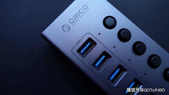 接入|ORICO晶锐系列7口USB3.0集线器体验：独立控制传输快