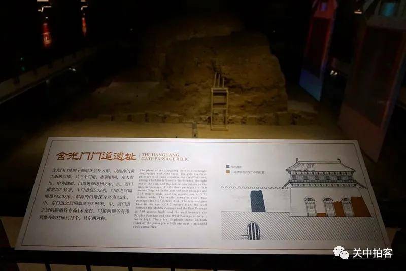 含光门:西安唐皇城墙遗址博物馆_门道