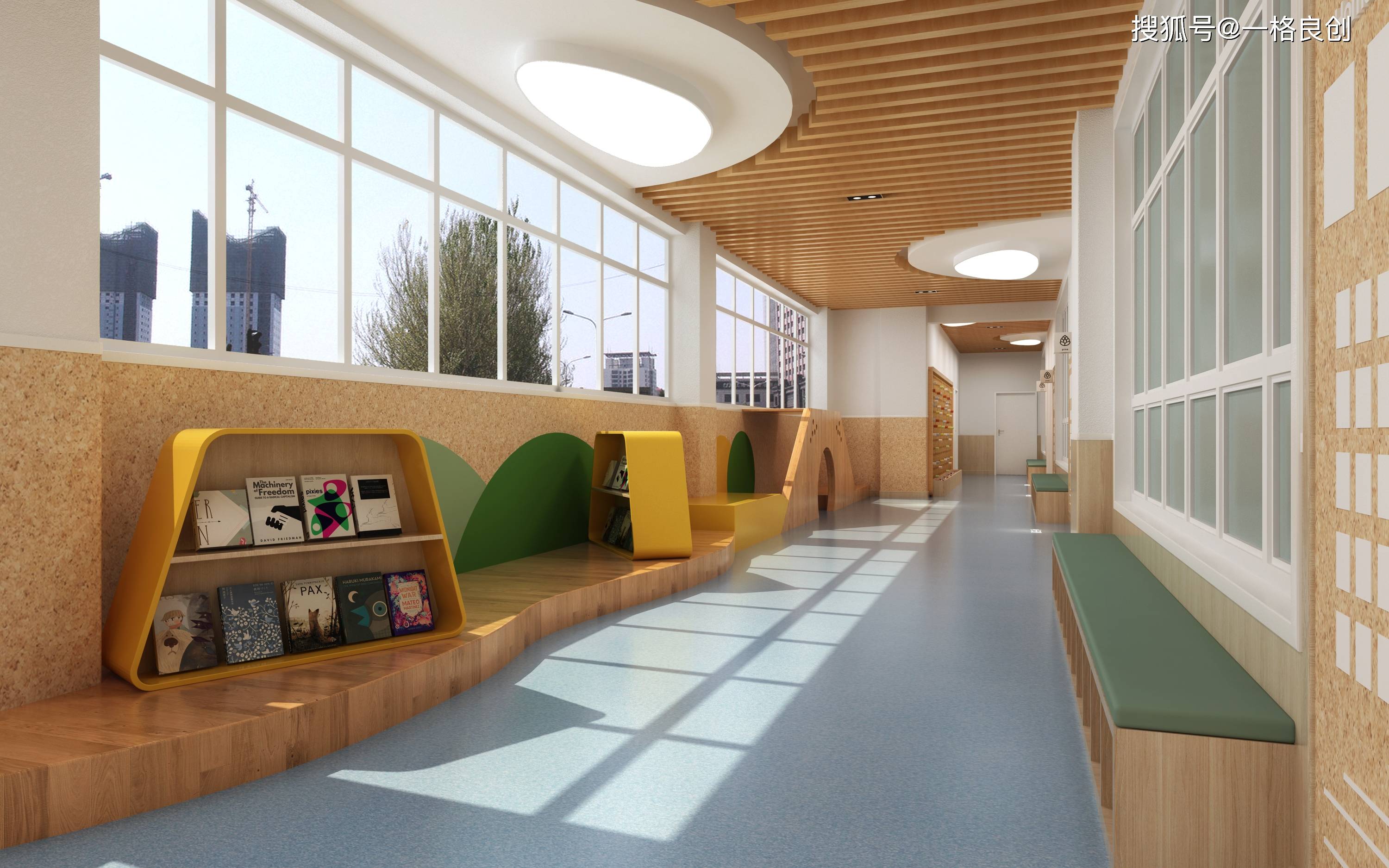 一格良创幼儿园走廊装修设计的要求