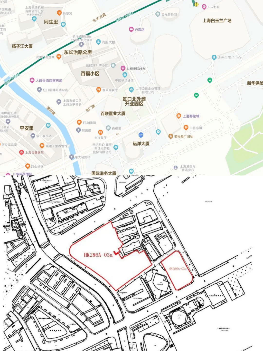 上海市虹口区挂牌一幅编号为202016301的地块,即北外滩街道63街坊hk