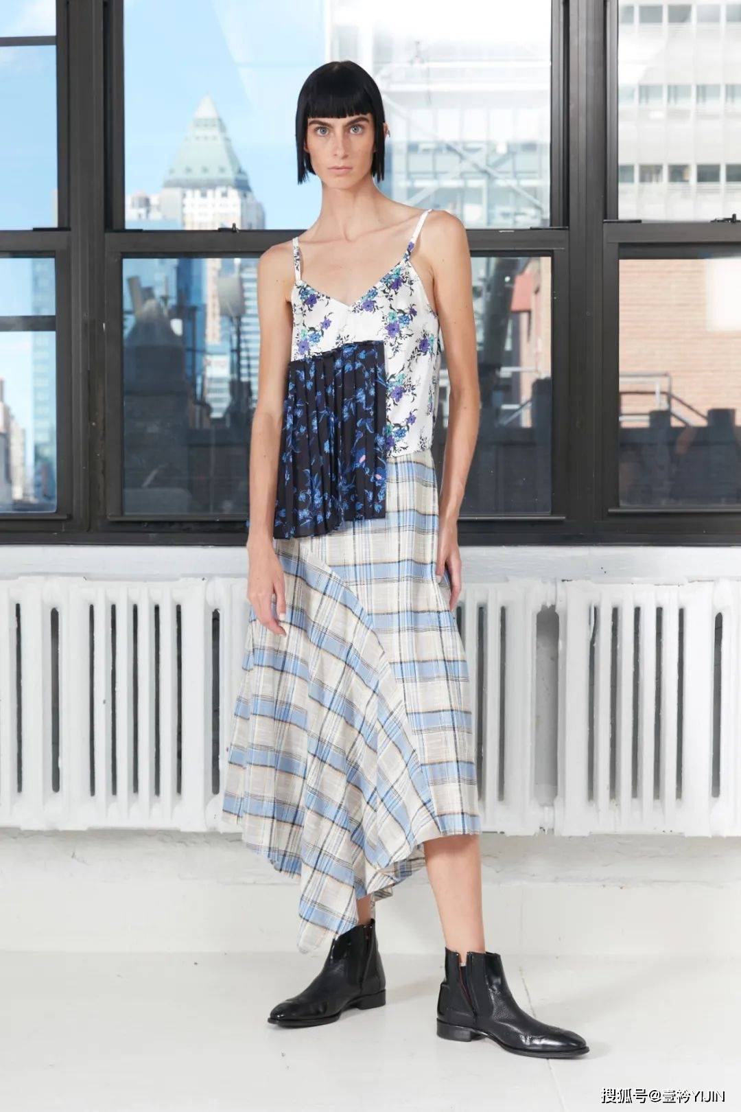 Xue|2021纽约时装周来啦！Xue Gao：是心动呀！睡衣+夹克就能快速完成今日穿搭