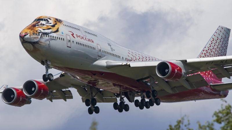 rossiya收购7架前英国航空的747客机,成为747最大运营
