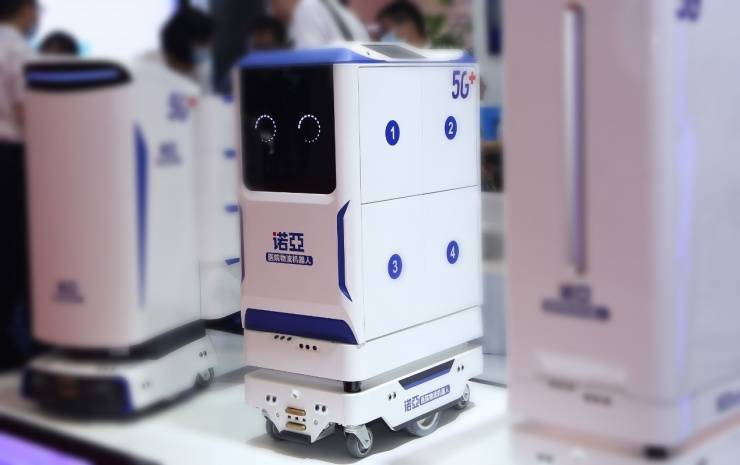 物流|诺亚医院物流机器人登陆CHCC2020，开启5G医院物流新时代