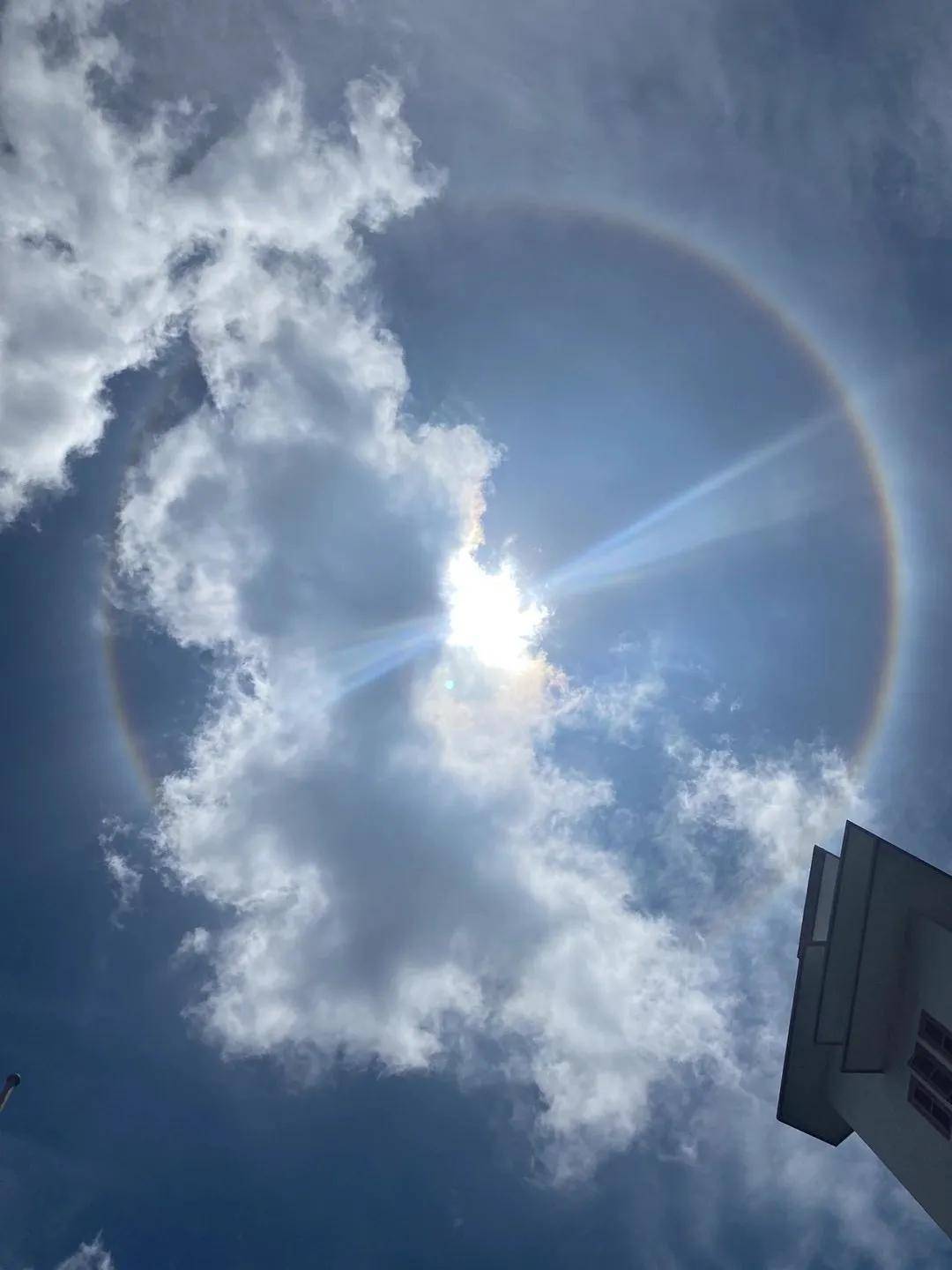 异象|突发!新加坡天降异象,绝美日晕刷屏了~(多图+视频)
