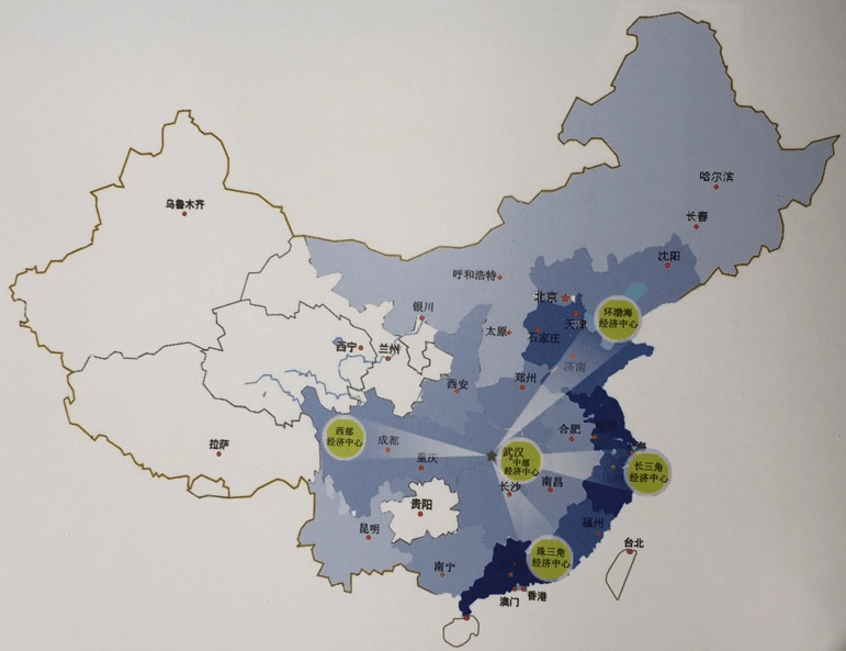 华中 华东两区域经济总量占比_区域公用品牌占比图片(2)