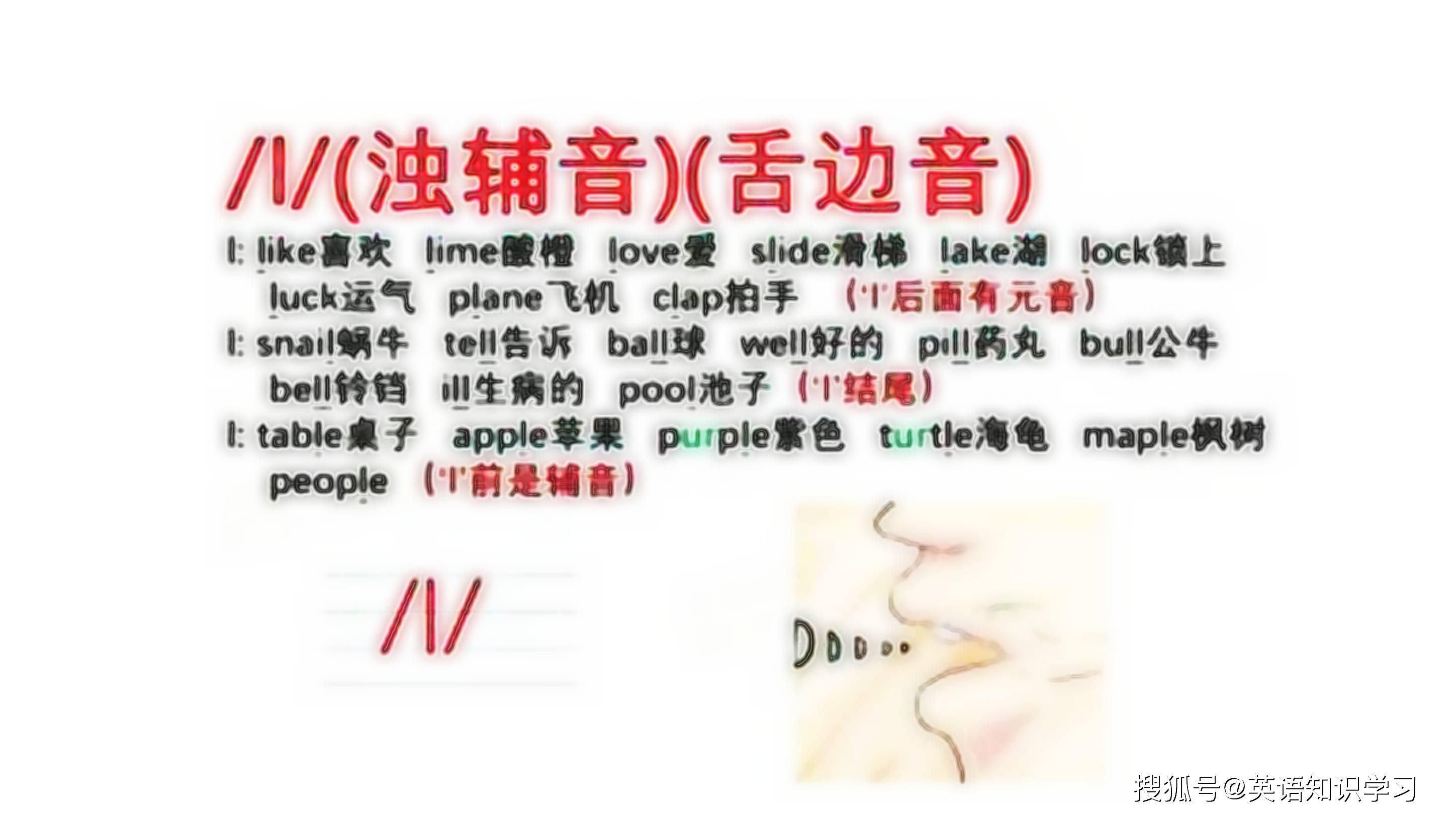 英语音标,让我们来解决史上最难发音/l