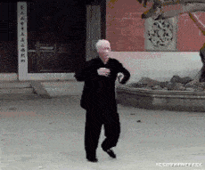 这位大爷的拳厉害了,哒哒哒,仿佛在冒蓝火!