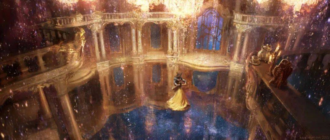 在逃公主的奇妙婚礼，在明亮的《美女与野兽》城堡里_古堡