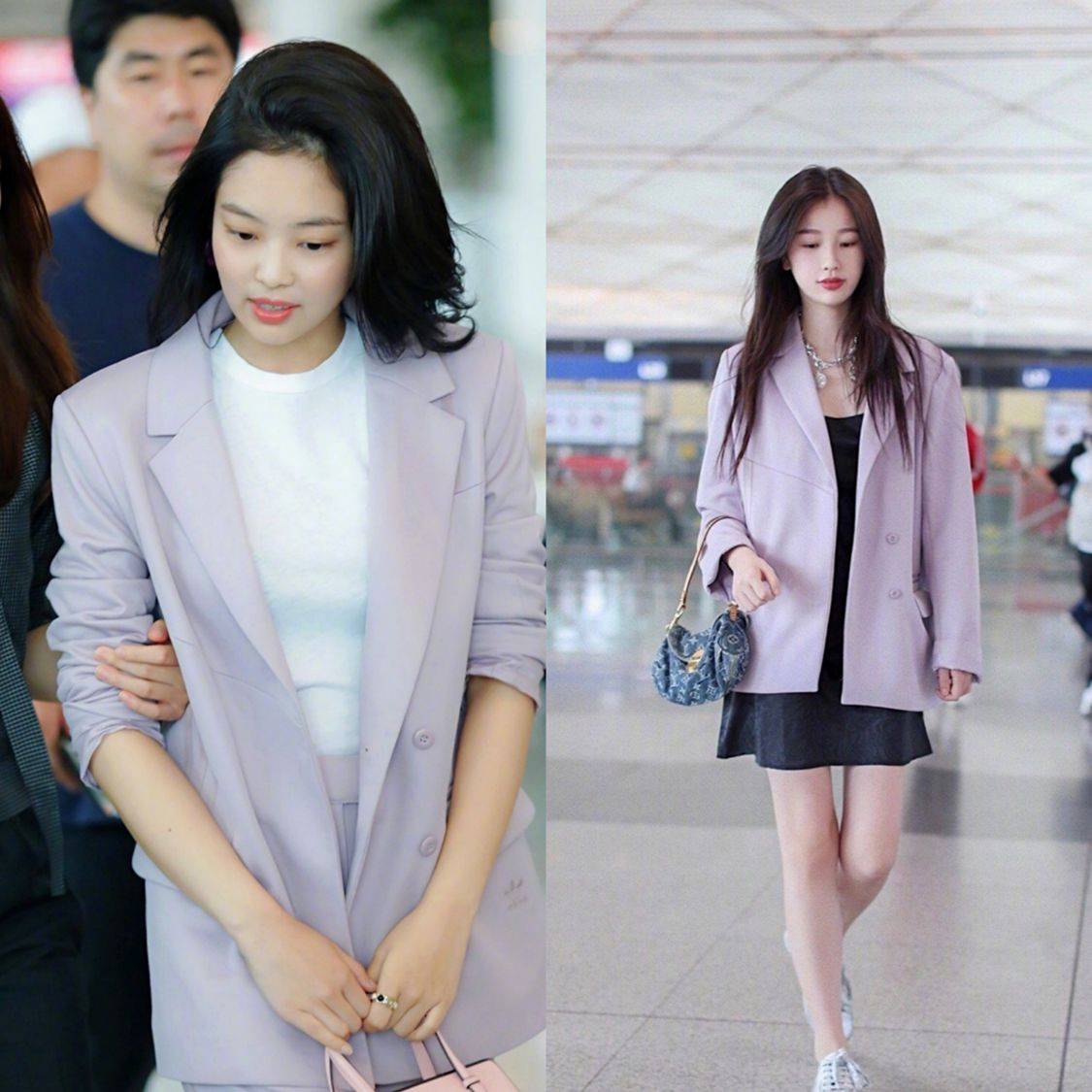 虞书欣|与人间香奈儿Jennie撞衫?虞书欣张雨绮一淑女一明艳,她略稚嫩