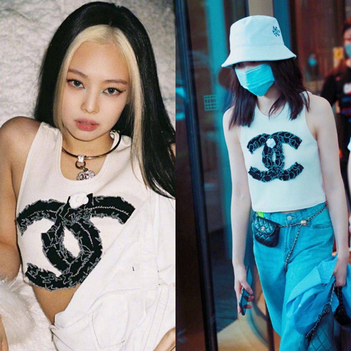 虞书欣|与人间香奈儿Jennie撞衫?虞书欣张雨绮一淑女一明艳,她略稚嫩