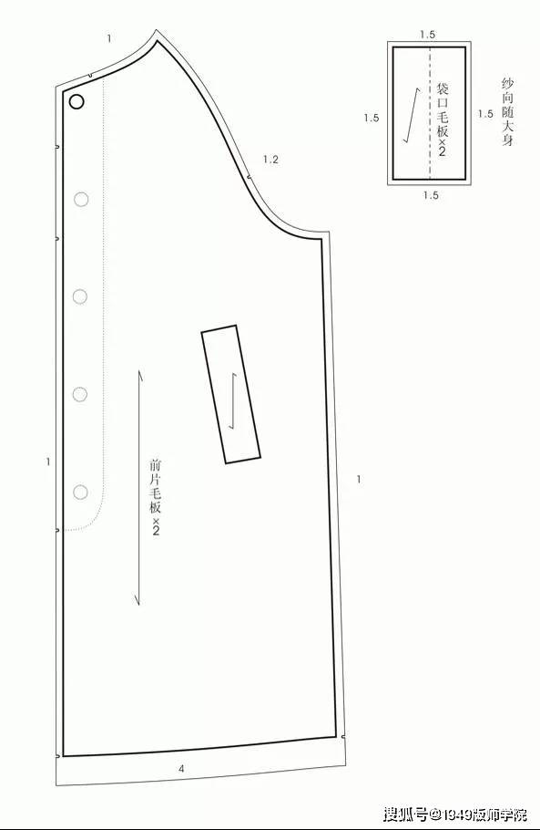 版师干货|不可错过的男士连肩袖大衣制作方法,超详细!