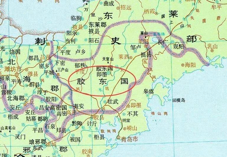 济北国在西汉初本为齐国辖地,汉文帝二年(前178年)时,因刘肥之子